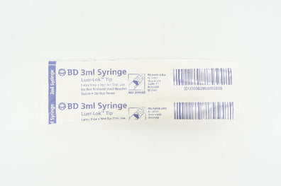 BD 309585 Luer-Lok Tip Syringe 3 ml